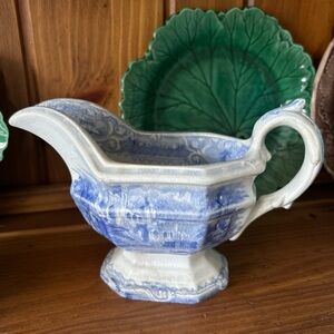 Vintage Blue ironstone transferware